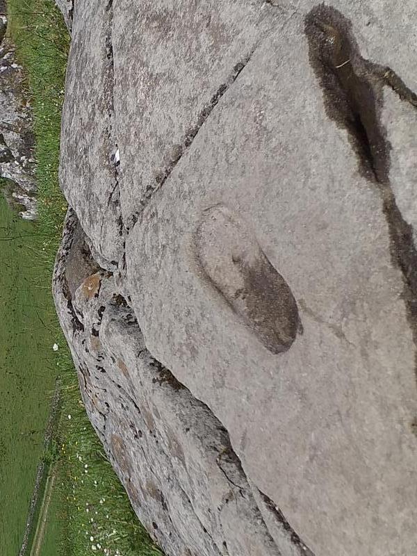 Dunadd Footprint in the stone